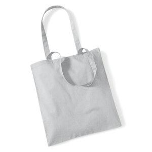 Westford Mill WM101 - Promo shoulder tote Light Grey