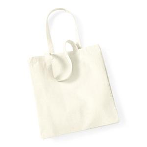 Westford Mill WM108 - Canvas classic shopper Natural