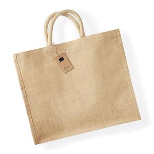 Westford Mill WM408 - Jute jumbo shopper Natural