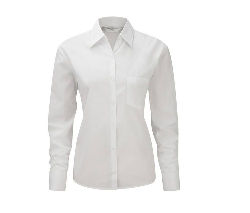 Russell Collection JZ34F - Women's Poplin Shirt