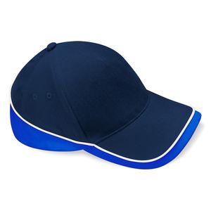 Beechfield BF171 - Teamwear Competition Cap French Navy/Royal/White