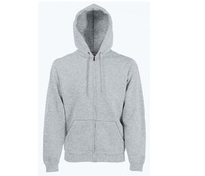 Fruit of the Loom SC374 - Hooded Sweat Jacket (62-062-0) Heather Grey