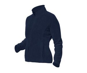 Starworld SW750 - Women's Straight Sleeve Big Zip Sweatshirt Navy