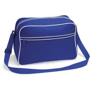 BagBase BG140 - Retro Shoulder Bag Royal/White