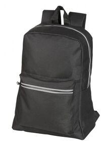 Black&Match BM904 - Classic Backpack Black/Silver