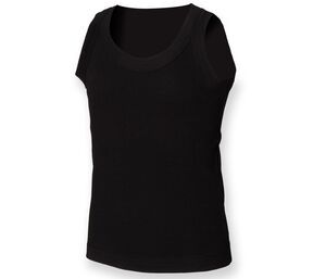 Skinnifit SM016 - Tank Vest Black