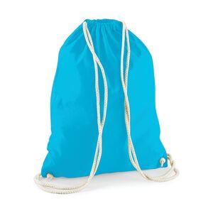 Westford Mill WM110 - Cotton gymsac Surf Blue