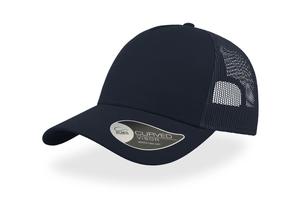 Atlantis AT085 - 5 Panel Cotton Trucker Cap Navy/Navy