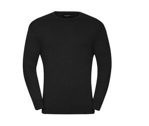 Russell JZ717 - Men's Crew Neck Knitted Pullover Black
