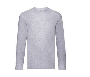 Fruit of the Loom SC223 - Long Sleeve T-Shirt Heather Grey