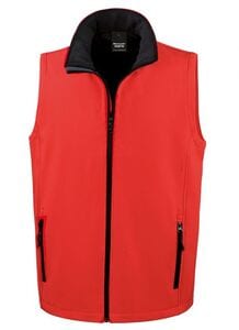 Result RS232 - Men's Sleeveless Fleece Red/Black