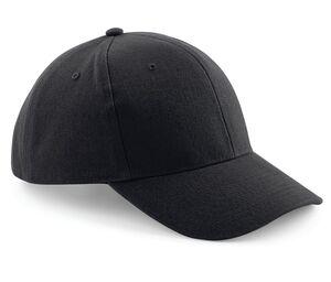 Beechfield BF065 - Pro-Style Heavy Brushed Cotton Cap Black