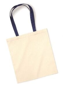 Westford mill W101C - Bag For Life - Contrast Handles Natural/French Navy