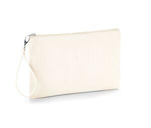 Westford mill WM520 - Canvas Wristlet Pouch Natural / Natural