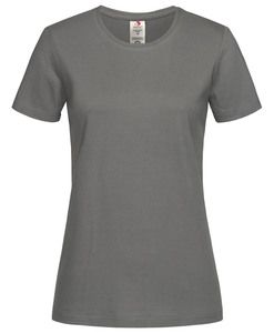 Stedman STE2620 - Organic  T-shirt Crewneck Classic-T for women Real Grey