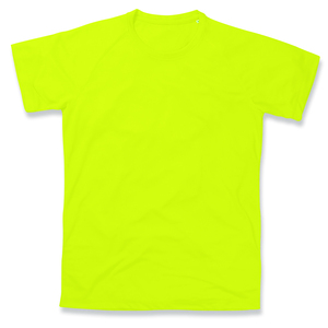 Stedman STE8410 - Crew neck T-shirt for men Stedman - ACTIVE 140  Cyber Yellow