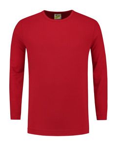 Lemon & Soda LEM1265 - T-shirt Crewneck cot/elast LS for him Red