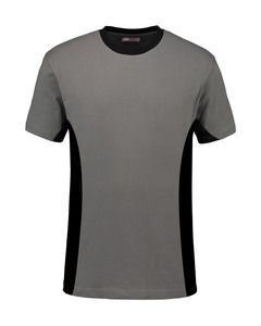 Lemon & Soda LEM4500 - T-shirt Workwear iTee SS Pearl Grey/BK