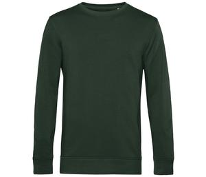 B&C BCU31B - Organic Round Neck Sweatshirt Forest Green