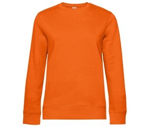 B&C BCW01Q - Straight Sleeve Sweatshirt 280 QUEEN Pure Orange