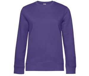 B&C BCW01Q - Straight Sleeve Sweatshirt 280 QUEEN Radiant Purple
