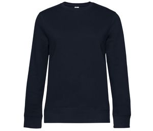 B&C BCW01Q - Straight Sleeve Sweatshirt 280 QUEEN Navy Blue