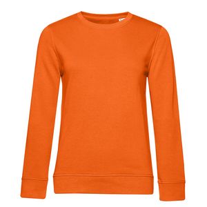 B&C BCW32B - Women's Organic Round Neck Sweatshirt Pure Orange
