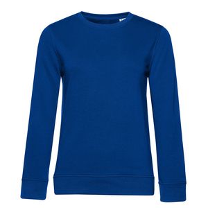 B&C BCW32B - Women's Organic Round Neck Sweatshirt Royal blue