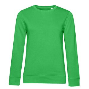 B&C BCW32B - Women's Organic Round Neck Sweatshirt Apple Green