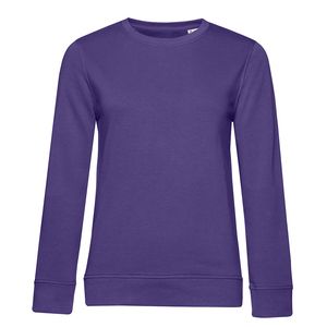 B&C BCW32B - Women's Organic Round Neck Sweatshirt Radiant Purple