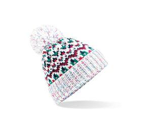 Beechfield BF458 - Beanie with Blizzard Pompon Sherbet Dip