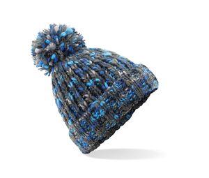 Beechfield BF487 - Twister beanie with pom-pom Glacier Twist