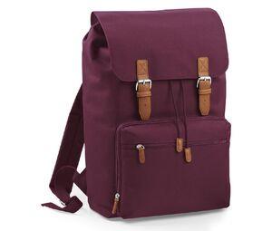 BagBase BG613 - Vintage laptop backpack Burgundy