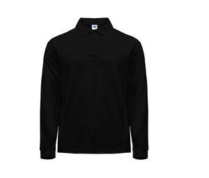 JHK JK215 - Long-sleeved man polo Black