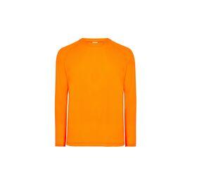JHK JK910 - Shirt sports long sleeves Orange Fluor