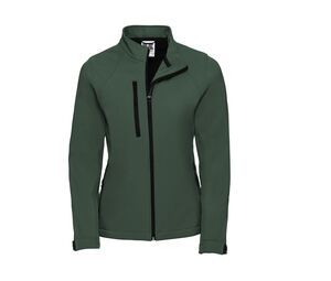 Russell JZ40F - Women's softshell jacket Bottle Green