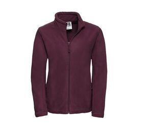 Russell JZ87F - Women's full zip outdoor fleece Burgundy