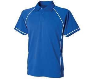 Finden & Hales LV370 - Performance Polo Men Royal / White