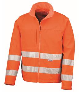 Result RS117 - Safe-Guard Hi-Vis Soft Shell Jacket Orange