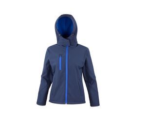 Result RS23F - Ladies' Performance Hooded Jacket Navy/ Royal