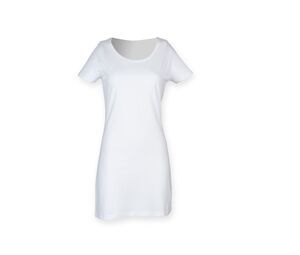Skinnifit SK257 - T-Shirt Dress White