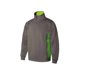 VELILLA V5704 - SWEAT BICOLORE COL ZIPPÉ