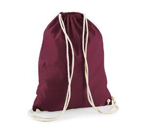 Westford Mill WM110 - Cotton gymsac Burgundy