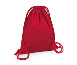 Westford mill WM260 - Organic Premium Cotton Gymsac Classic Red