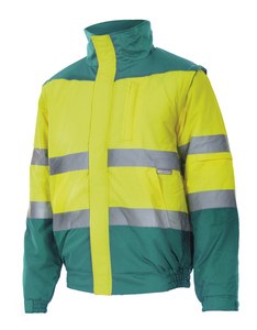 Velilla 161 - HV TWO-TONE JACKET GREEN/HI-VIS YELLOW