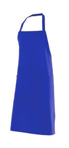 Velilla 404204 - 100% POLYESTER BIB APRON Royal Blue