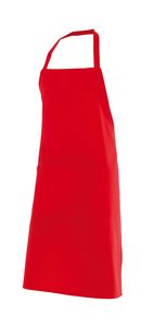 Velilla 404204 - 100% POLYESTER BIB APRON Red