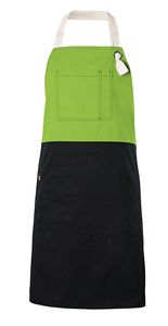 Velilla 404210B - TWO-TONE BIB APRON