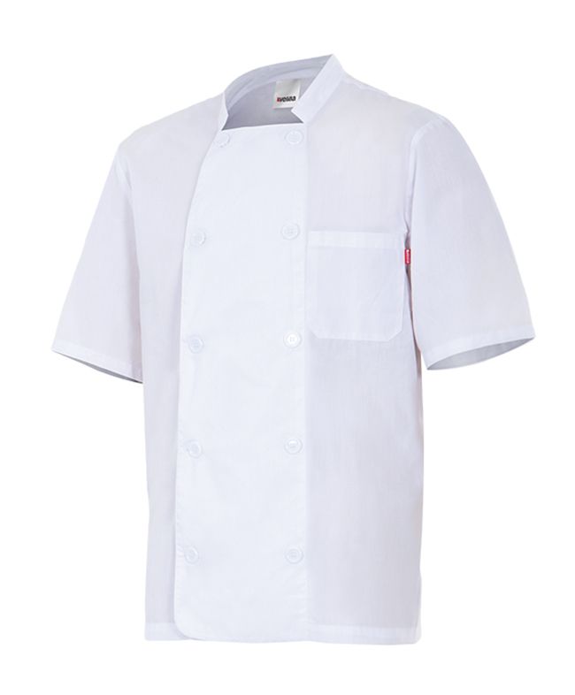 Velilla 405201 - SS POPLIN CHEF JACKET