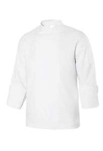 Velilla 405210 - LS MICROFIBER CHEF JACKET White